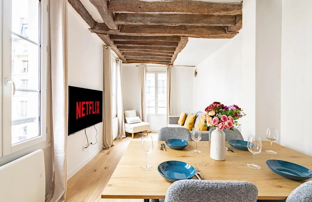 Appartement Quartier Fontaine Chatelet Les Halles Free Netflix-1