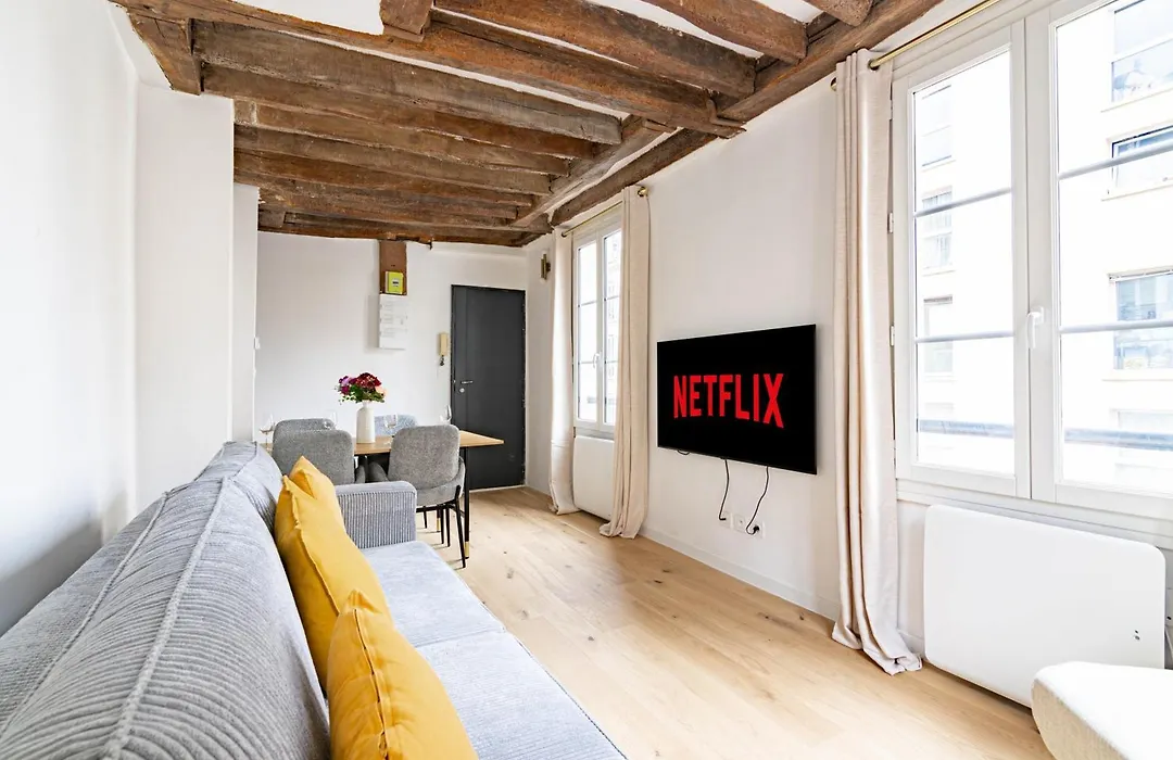 Appartement Quartier Fontaine Chatelet Les Halles Free Netflix-1